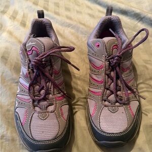 Eddie Bauer Pink and Gray Hiking Shoes